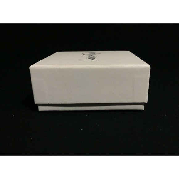 Lord & Taylor Empty Gift Box Cardboard White 3.5" x 3.5" x 1.5" - Picture 5 of 12